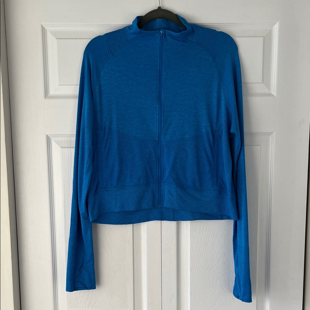 lululemon athletica Vibrant Blue Zip-Up Hoodie